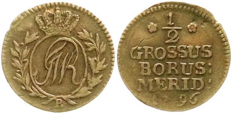Altdeutsche Münzen und Medaillen, Brandenburg-Preußen, Friedrich Wilhelm II., 17...