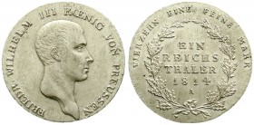 Altdeutsche Münzen und Medaillen, Brandenburg-Preußen, Friedrich Wilhelm III., 1797-1840
Taler 1814 A, Berlin. vorzüglich