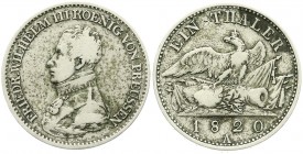 Altdeutsche Münzen und Medaillen, Brandenburg-Preußen, Friedrich Wilhelm III., 1797-1840
Taler 1820 A. sehr schön