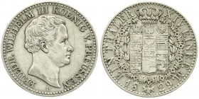 Altdeutsche Münzen und Medaillen, Brandenburg-Preußen, Friedrich Wilhelm III., 1797-1840
Taler 1829 D, Düsseldorf. sehr schön, selten