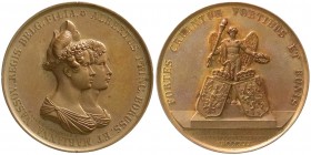 Altdeutsche Münzen und Medaillen, Brandenburg-Preußen, Friedrich Wilhelm III., 1797-1840
Bronzemedaille 1830 von Loos und Pfeuffer, a.d. Hochzeit des ...