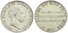 Altdeutsche Münzen und Medaillen, Brandenburg-Preußen, Friedrich Wilhelm III., 1797-1840
Ausbeutetaler 1837 A. sehr schön