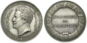 Altdeutsche Münzen und Medaillen, Brandenburg-Preußen, Friedrich Wilhelm IV., 1840-1861
Silbermedaille 1843 von Brandt, a.d. des Kronprinzen Friedrich...
