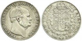 Altdeutsche Münzen und Medaillen, Brandenburg-Preußen, Friedrich Wilhelm IV., 1840-1861
Taler 1856 A. gutes sehr schön, kl. Randfehler