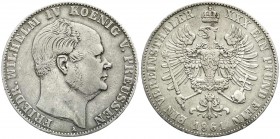 Altdeutsche Münzen und Medaillen, Brandenburg-Preußen, Friedrich Wilhelm IV., 1840-1861
Sterbetaler 1861 A. Olding 316. Auflage 10000. gutes sehr schö...