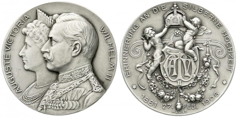 Altdeutsche Münzen und Medaillen, Brandenburg-Preußen, Wilhelm II., 1888-1918
Si...