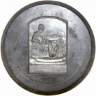 Altdeutsche Münzen und Medaillen, Brandenburg-Preußen, Wilhelm II., 1888-1918
Original-Prägestempel (Matrize) zur einseitigen Plakette 1907 von Max Wi...