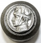 Altdeutsche Münzen und Medaillen, Brandenburg-Preußen, Wilhelm II., 1888-1918
Prägestempel (Patrize, Avers) zur Medaille 1918 von Karl Goetz. Kronprin...