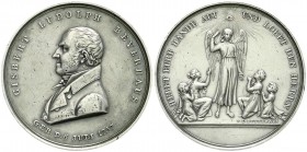 Altdeutsche Münzen und Medaillen, Schlesien-Gleiwitz, Stadt
Silbermedaille o.J.(1817 oder 1827) von Friedrich Ludwig Beyerhaus (erster Modelleur der G...
