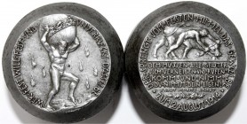 Medaillen, Erster Weltkrieg
Prägestempelpaar (Patrizen) zur Medaille 1914 von Karl Goetz. Mobilmachung der deutschen Armee. Prägedurchmesser 40 mm. St...