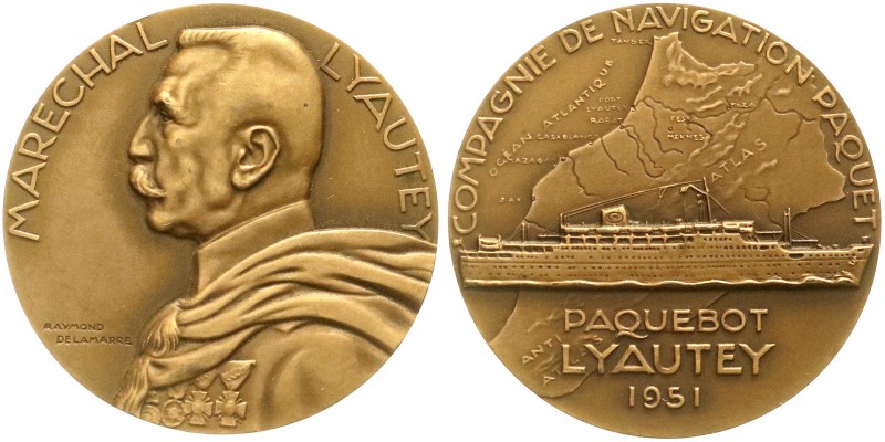Medaillen, Geografie und Kartografie, Frankreich
Bronzemedaille 1951 von Raymond...