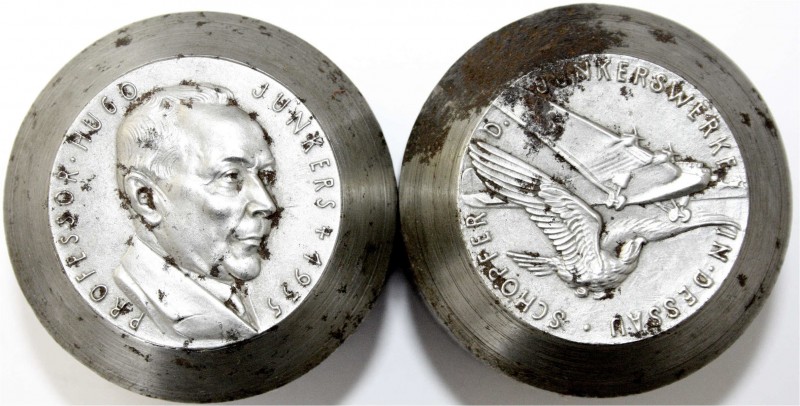 Medaillen, Luftfahrt und Raumfahrt
Prägestempelpaar (Patrizen) zur Medaille 1935...