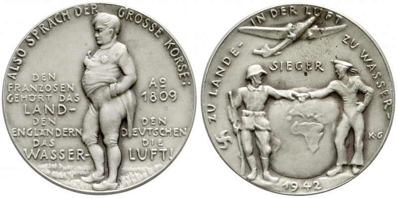 Medaillen, Münchner Medailleure, Karl Goetz
Silbermedaille 1942. Napoleon - der ...