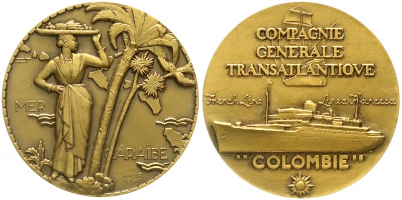 Medaillen, Schifffahrt, Frankreich
Bronzemedaille o.J.(vor 1974) von Marcel Rena...
