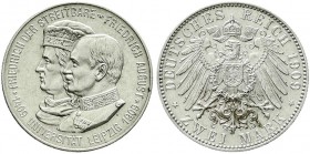 Reichssilbermünzen J. 19-178, Sachsen, Friedrich August III., 1904-1918
2 Mark 1909. Universität Leipzig. vorzüglich/Stempelglanz