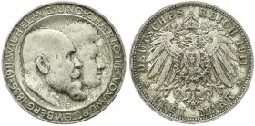 Reichssilbermünzen J. 19-178, Württemberg, Wilhelm II., 1891-1918
3 Mark 1911 F. Zur silbernen Hochzeit. Stempelglanz/Erstabschlag, Prachtexemplar mit...