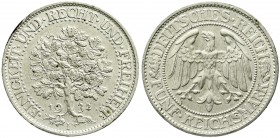 Weimarer Republik, Kursmünzen, 5 Reichsmark Eichbaum Silber 1927-1933
1932 F. vorzüglich, kl. Randfehler