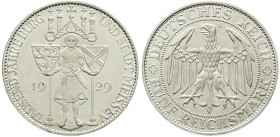 Weimarer Republik, Gedenkmünzen, 5 Reichsmark Meissen
1929 E. vorzüglich/Stempelglanz