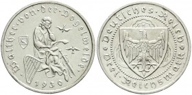 Weimarer Republik, Gedenkmünzen, 3 Reichsmark Vogelweide
1930 E. vorzüglich, kl. Randfehler