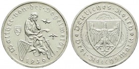 Weimarer Republik, Gedenkmünzen, 3 Reichsmark Vogelweide
1930 J. vorzüglich