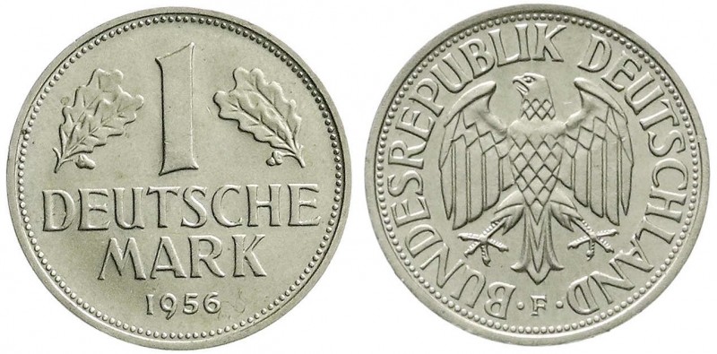 Münzen der Bundesrepublik Deutschland, Kursmünzen, 1 Deutsche Mark Kupfer/Nickel...