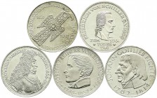 Münzen der Bundesrepublik Deutschland, Gedenkmünzen, 5 Deutsche Mark, Silber, 1952-1979
Die ersten fünf Gedenkmünzen 1952 bis 1964, Germanisches Museu...