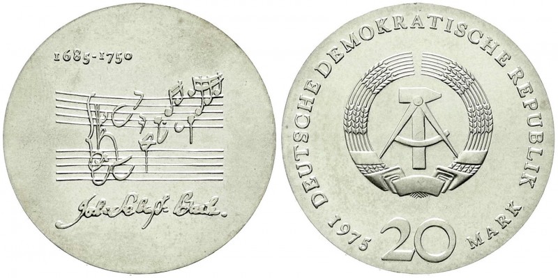Münzen der Deutschen Demokratischen Republik, Gedenkmünzen der DDR
20 Mark 1975,...