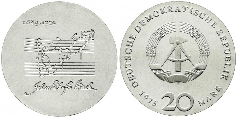 Münzen der Deutschen Demokratischen Republik, Gedenkmünzen der DDR
20 Mark 1975,...