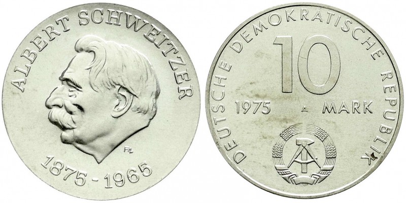 Münzen der Deutschen Demokratischen Republik, Gedenkmünzen der DDR
10 Mark 1975 ...