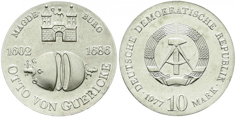 Münzen der Deutschen Demokratischen Republik, Gedenkmünzen der DDR
10 Mark 1977,...