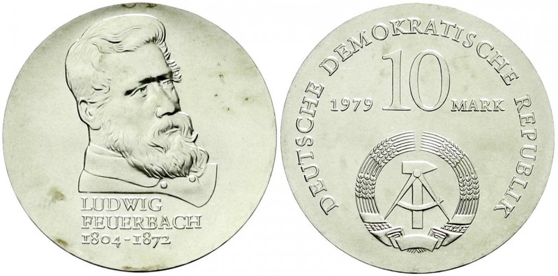 Münzen der Deutschen Demokratischen Republik, Gedenkmünzen der DDR
10 Mark 1979,...