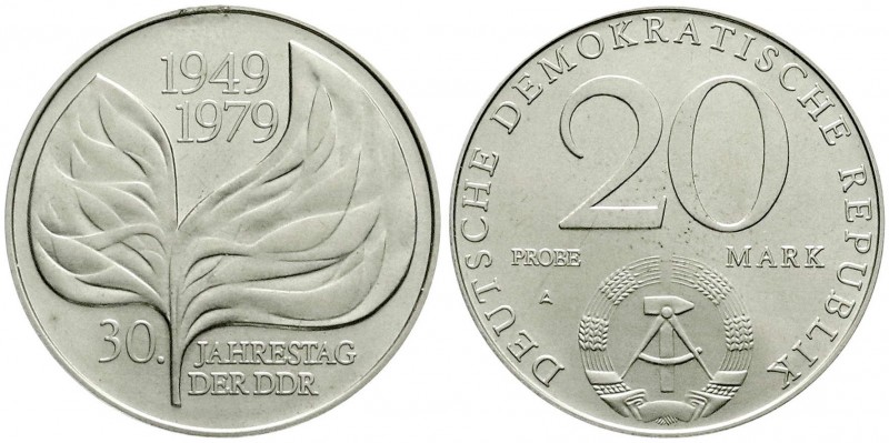 Münzen der Deutschen Demokratischen Republik, Gedenkmünzen der DDR
20 Mark 1979 ...