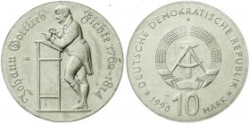 Münzen der Deutschen Demokratischen Republik, Gedenkmünzen der DDR
10 Mark 1990 A, Fichte. Randschrift läuft rechts herum. Stempelglanz, original vers...