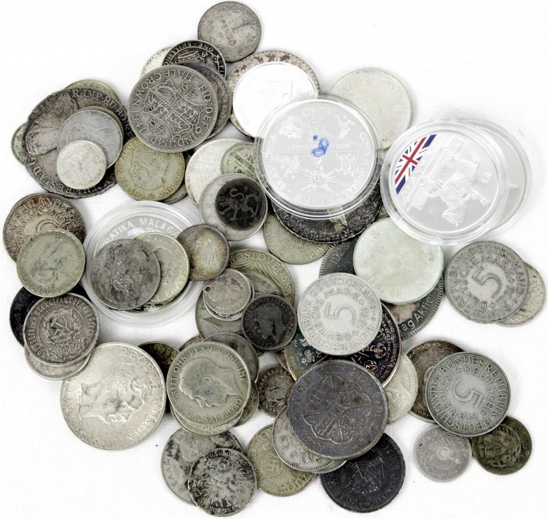 LOTS, Sammlungen allgemein
Über 700 Gramm Silbermünzen und -medaillen aus aller ...