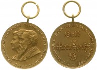 Orden und Ehrenzeichen, Deutschland, Deutsche Länder, bis 1918
Lippe: Bronze-Denkmünze 1897. Einzug des Graf-Regenten Ernst. vorzüglich