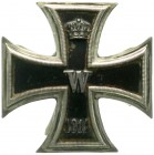 Orden und Ehrenzeichen, Deutschland, Deutsche Länder, bis 1918
Preussen: Eisernes Kreuz I. Klasse 1914 Gewölbte Form mit Schraube und kleinerer, kreuz...