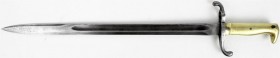 Militaria, Blankwaffen, Deutschland
Preußen: Füsilier-Seitengewehr M1871 mit Abnahmestempel von 1892, für das 3. Seebataillon. Hersteller Simson & Co....