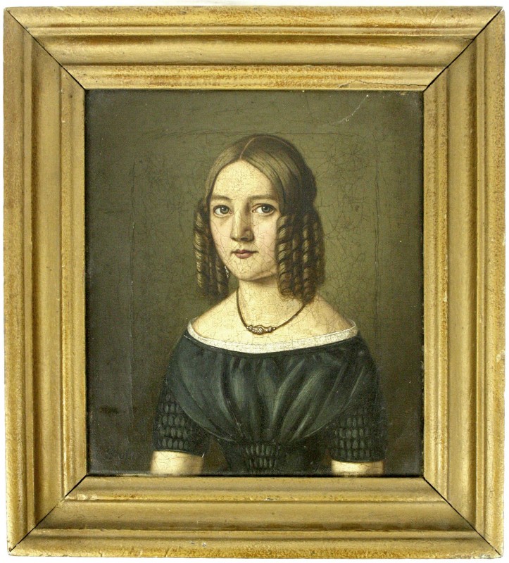 Varia, Bilder, Ölbilder und Gemälde
Gemälde um 1860/1870, signiert Groth. Portra...