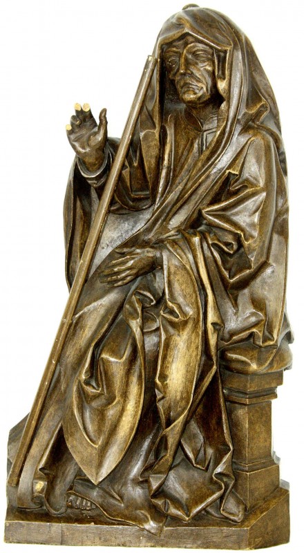 Varia, Religion, Christliche Sakralkunst
Holzfigur (Wandbild) der Heiligen Anna ...