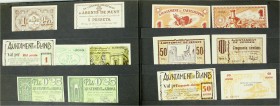 Banknoten, Ausland, Spanien, Lots
Ca. 220 Bürgerkriegsausgaben 1937, von 10 Centimes bis 1 Pts. Dabei Blanes, Castelltersol, El Vendrell, Gandesa, Gir...
