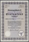 Banknoten, Die deutschen Banknoten ab 1871 nach Rosenberg, Deutsches Reich, 1871-1945, Papiergeldähnl. Wertpapiere/Steuergutscheine, 1933/45
Steuersch...