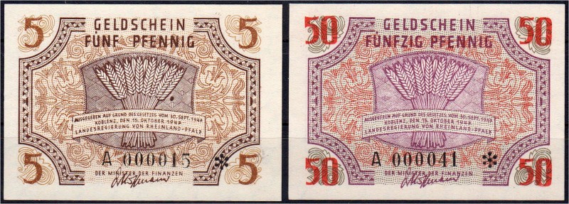 Banknoten, Die deutschen Banknoten ab 1871 nach Rosenberg, Deutschland unter all...