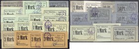 Banknoten, Deutsches Notgeld und KGL, Bischofstein (Ostpr.)
Stadt: 28 verschiedene Scheine von 10 Pf. bis 3 Mark 8.8.1914. Unentwertet und entwertet, ...