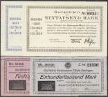 Banknoten, Deutsches Notgeld und KGL, Esslingen
28 Scheine: Verkehrsausgaben, Großnotgeld und Inflation bis 500 Mrd. Mark aus 1918 bis 1923. Dabei 4 s...