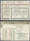 Banknoten, Deutsches Notgeld und KGL, Kirchheim-Teck (Württ.)
34 Scheine: 14 Verkehrsausgaben und Großgeldscheine 1918 und 20 Inflationsscheine der Am...
