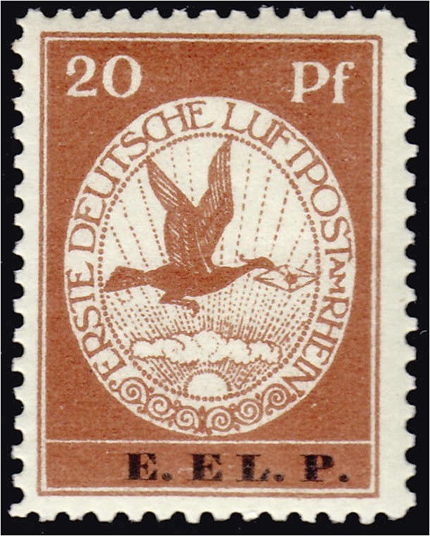 Briefmarken, Deutschland, Deutsches Reich
20 Pfennig E.EL.P. 1912, postfrische L...