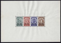 Briefmarken, Deutschland, Deutsches Reich
Nothilfe-Block 1933, ungebraucht in Originalgröße, geprüft Schlegel BPP.