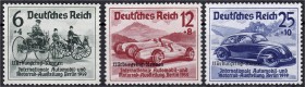 Briefmarken, Deutschland, Deutsches Reich
Nürburgring-Rennen 1939, postfrische Erhaltung. Mi. 300,-€. **