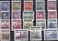 Briefmarken, Deutschland, Deutsche Kolonien und Nebengebiete, Deutsche Besetzungsausgaben 1939-1945
Kopfbilder und Landschaften 1939, sauber gestempel...