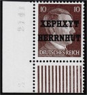 Briefmarken, Deutschland, Deutsche Kolonien und Nebengebiete, Deutsche Lokalausgaben
Herrnhut, 10 Pfg. Freimarke 1945, postfrisch, Nichtamtliche Ausga...